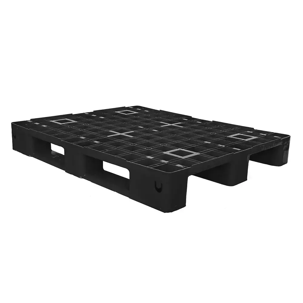 Pallet Plástico New Vazado Pesado 3 Runners 1m x 1,2m