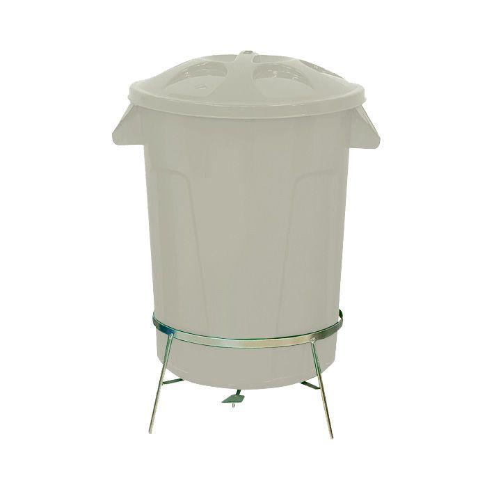 Cesto de Lixo 60 Litros Com Tampa e Pedal