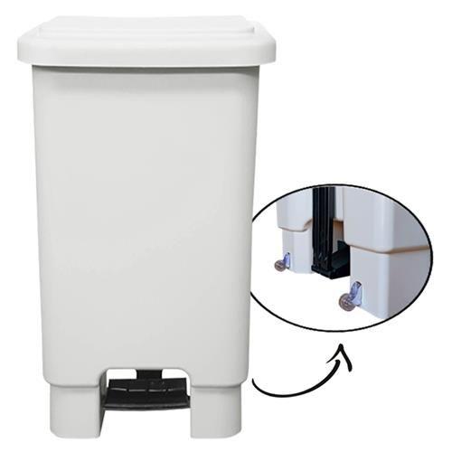 Lixeira Com Pedal e Rodas 100 Litros