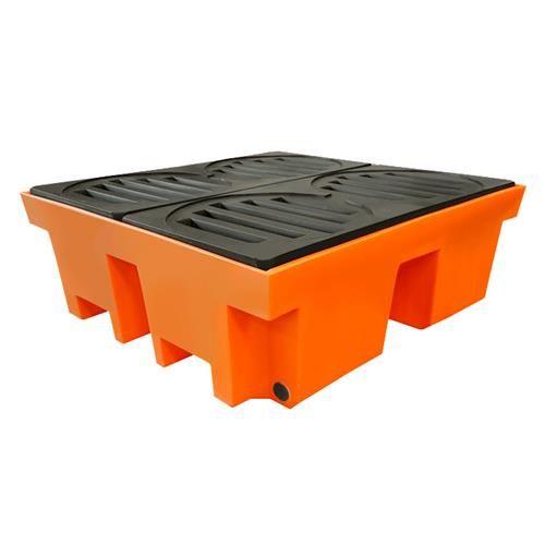 Pallet de Contenção 4 tambores - 420 Litros