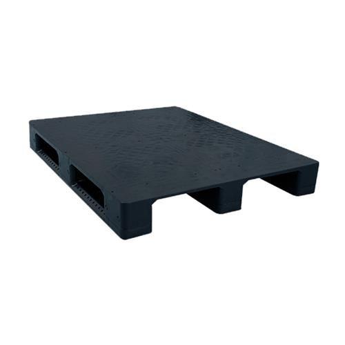 Pallet Plástico New Liso 3 Runners 1m x 1,2m